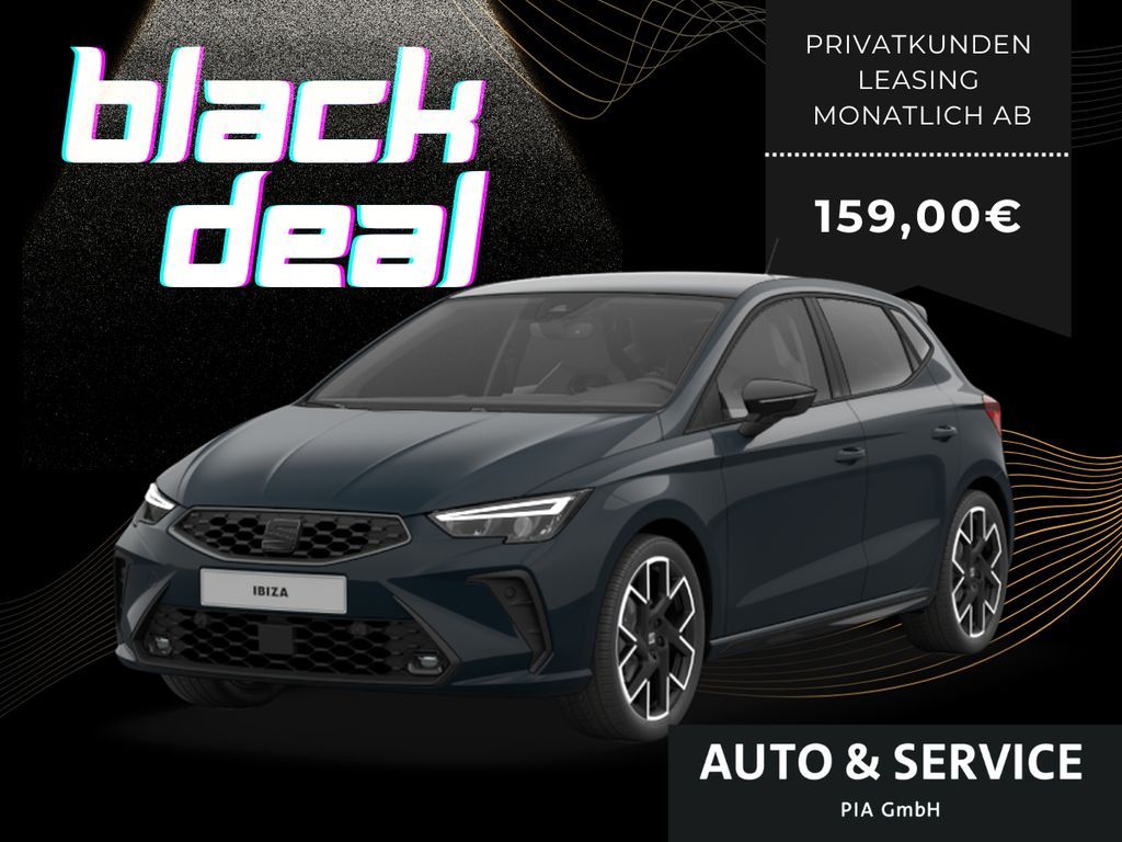 Seat Ibiza 1.0 TSI FR DSG Black Ed.- BLACK DEAL Leasing