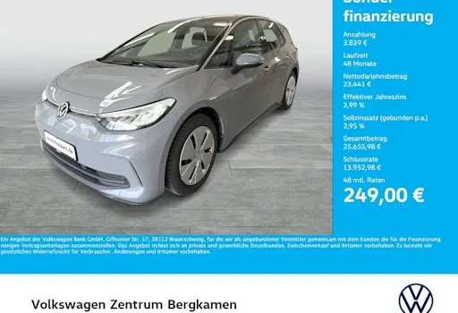 Volkswagen Id3-neo Pro 58 KWh 150 KW Pro 5dr