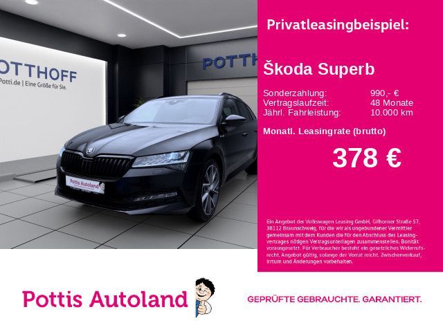 Skoda Superb Combi 2.0 TDI DSG SPORTLINE STDHZG AHK NA Leasing