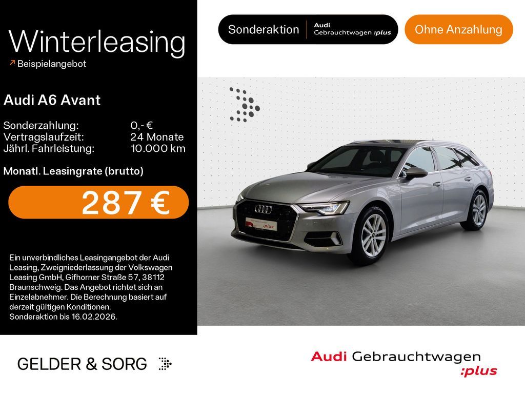 Audi A6 Avant 40 TDI LED*AHK*Navi*Virtual*360° Leasing
