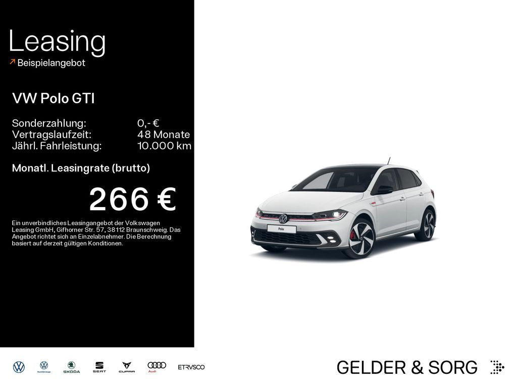 Volkswagen Polo GTI BEATS-Sound*ACC*IQ.Light*RFK*CarPlay* Leasing