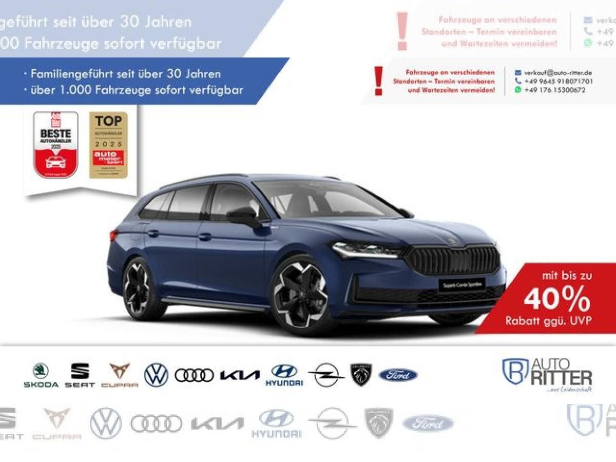 Skoda Superb Combi Sportline 2.0 TDI 7-Gang-DSG 4x4 Allrad Leasing