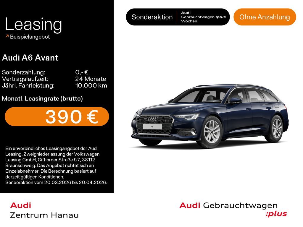 Audi A6 Avant 50 TFSIe quattro advanced*NAVI-PLUS*LED Leasing