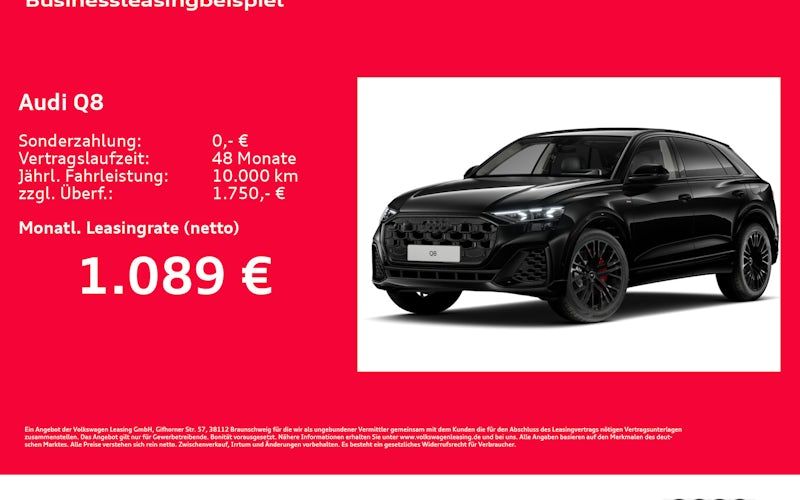 Audi Q8 TFSI E 290 KW Quattro Tiptronic 5dr Kauf