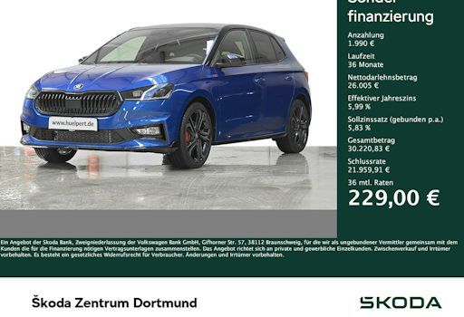 Skoda Fabia 1.5l TSI 130kW DSG 130 5dr Auto kaufen
