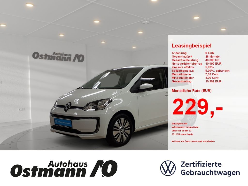 Volkswagen e-up! *Komfort-Pk*Kamera*Connect*LM-Felgen* Leasing