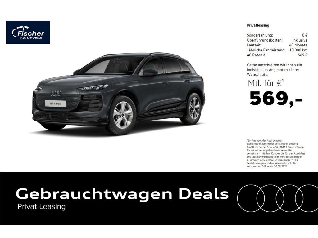 Audi Q6 e-tron Advanced performance AHK/HUD/Bei.Dis. Leasing