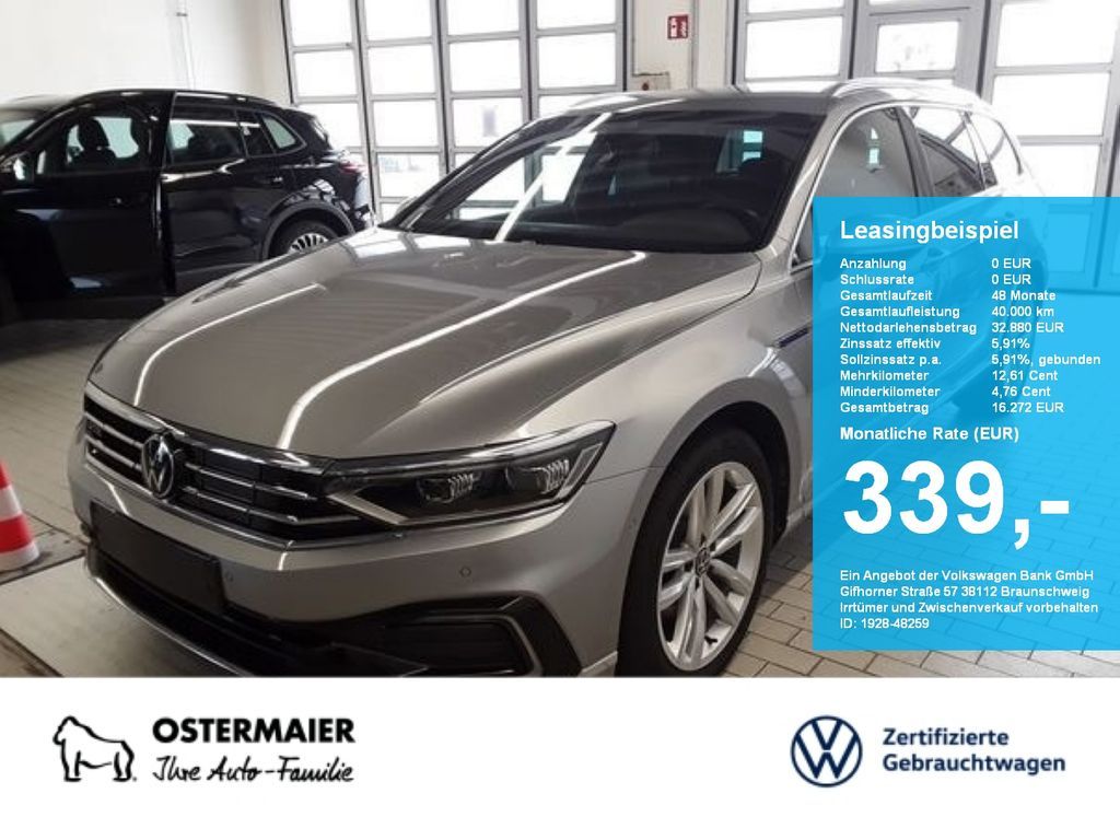 Volkswagen Passat Variant GTE 1.4eTSI 218PS HYBRID ACC.5J-G Leasing