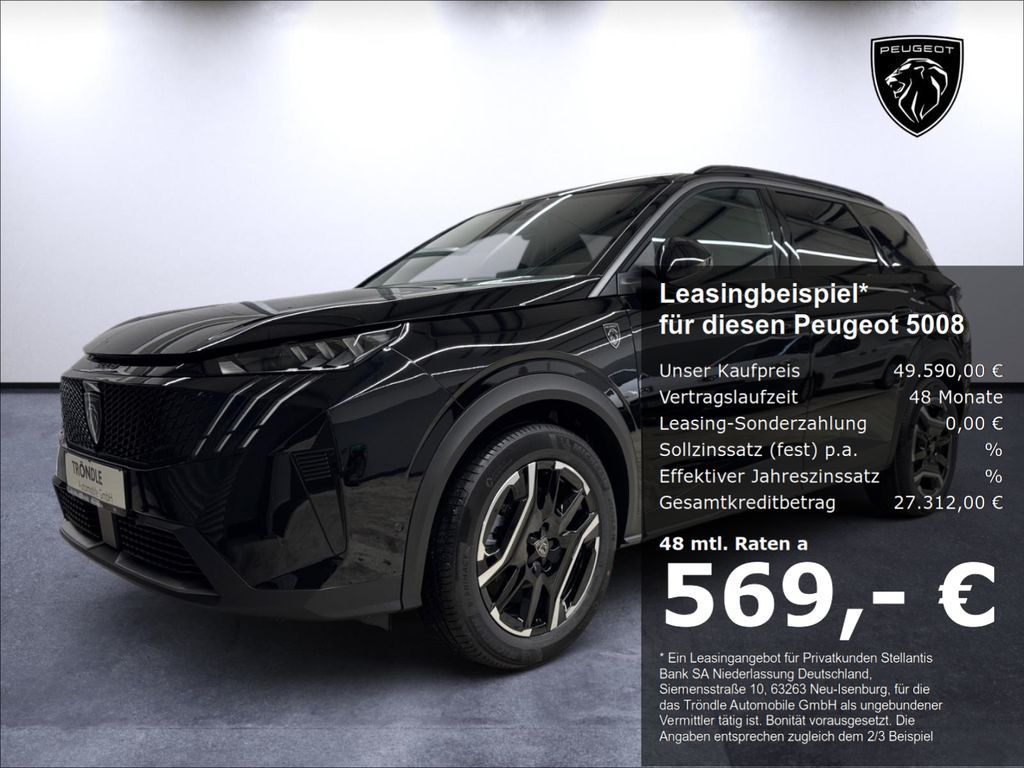 Peugeot 5008 GT Plug-In Hyb. 195 e-DSC7 Navi 7-Sitzer LE Leasing