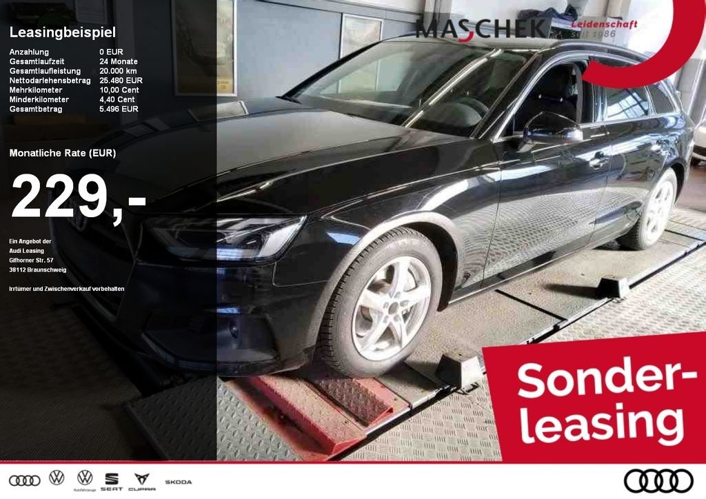 Audi A4 Avant 40 TDI S tronic Sonderleasing Naviplus Leasing