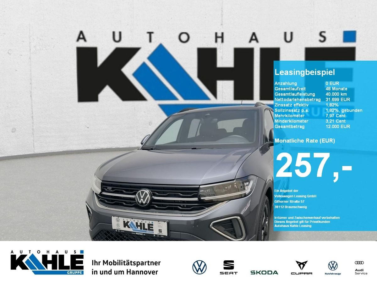 Volkswagen T-Cross R-Line Leasing