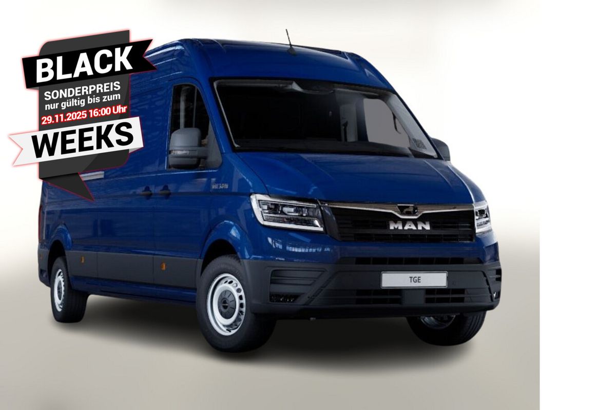 MAN TGE TDI 140 L4H3 3S LED AHK HFT270° Kam Temp Gewerbeleasing Leasing