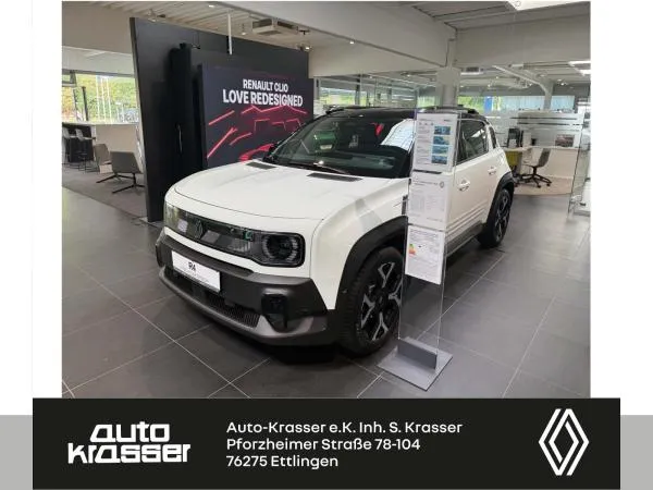 Renault R4 TECHNO 52 kWh Elektro Batterie LUXUS Ausstattung Comfort Range 150 PS