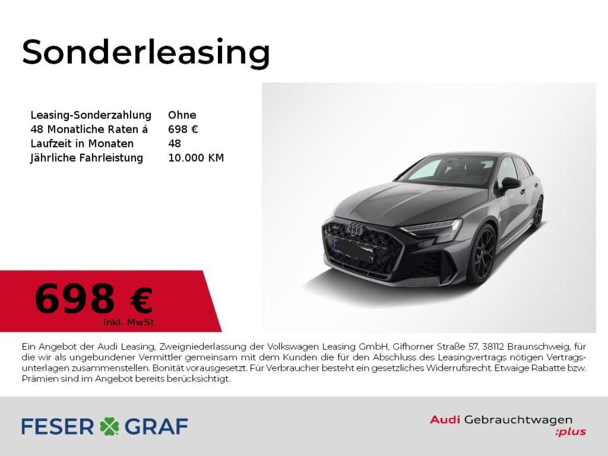 Audi RS3 Sportback RS-Sportabg,280km/h,Matrix,SONOS Leasing