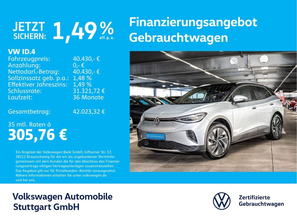 Volkswagen ID.4 Move Navi AHK Kamera Standheizung Leasing