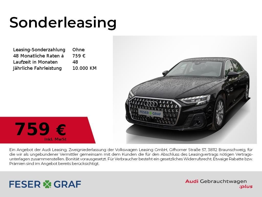 Audi A8 50TDI HD-Matrix/Leder/adAir/Navi+/Kamera/Memo Leasing