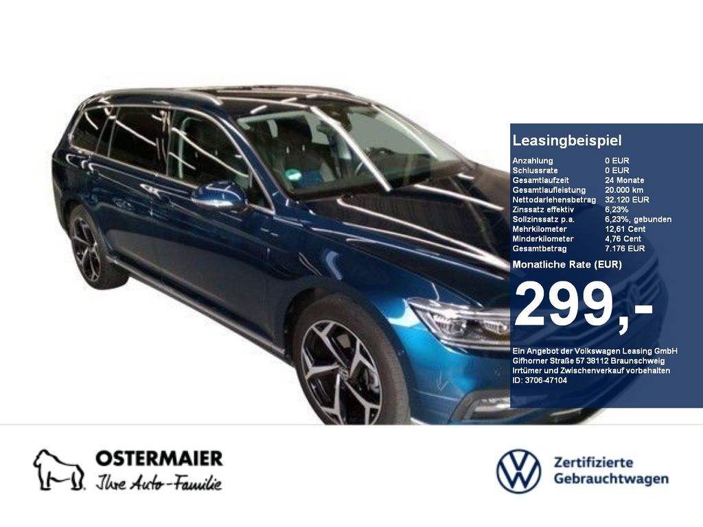 Volkswagen Passat Variant ELEGANCE 2.0TSI 190PS DSG NP.67t. Leasing