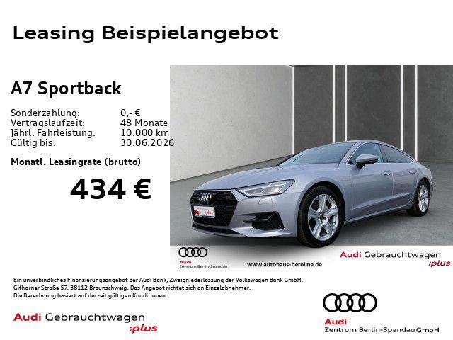 Audi A7 Sportback 45 TFSI S tronic *HuD*360°*NAV+* Leasing