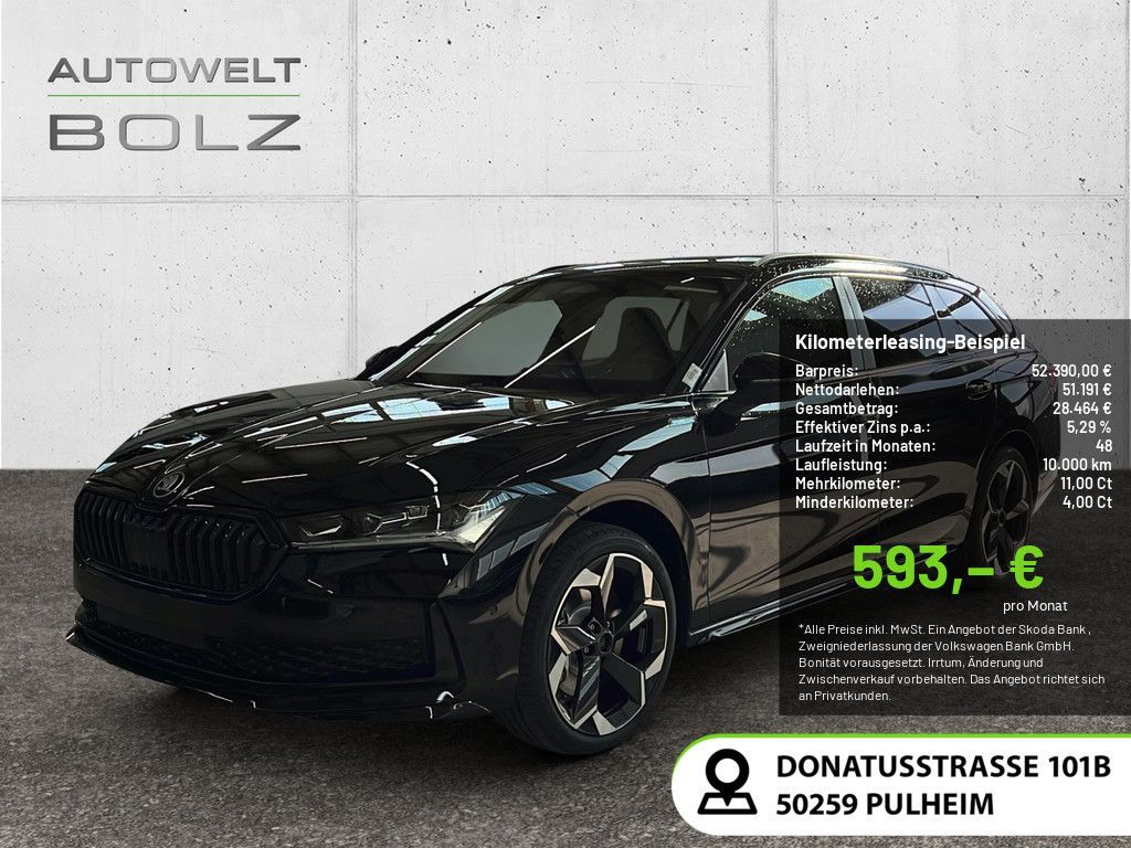 Skoda Superb Combi 2.0 TDI Sportline 4x4 NAVI AHK 360° Leasing