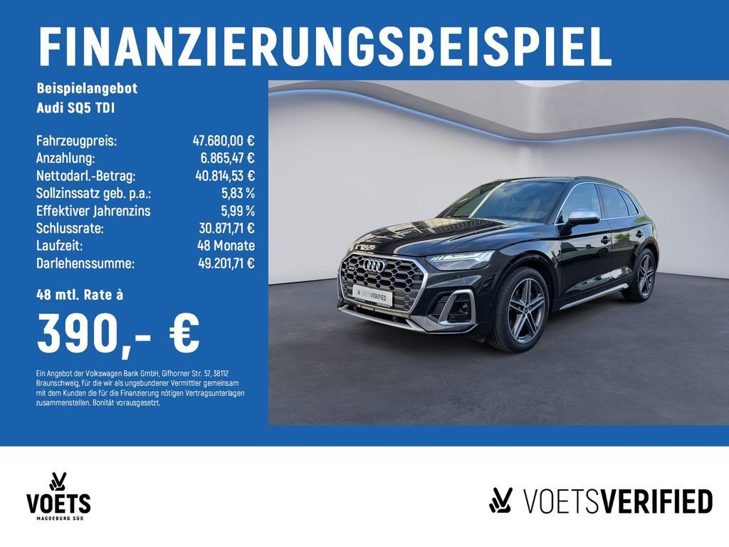 Audi SQ5 TDI  MATRIX+NAVI+AHK+AREA+LUFTF+LEDER+HEADUP Leasing