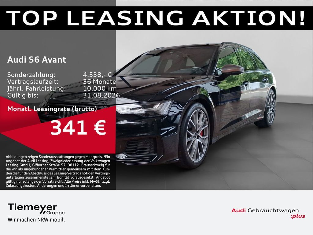 Audi S6 Avant TDI Q AHK B&O PANO LM20 Leasing