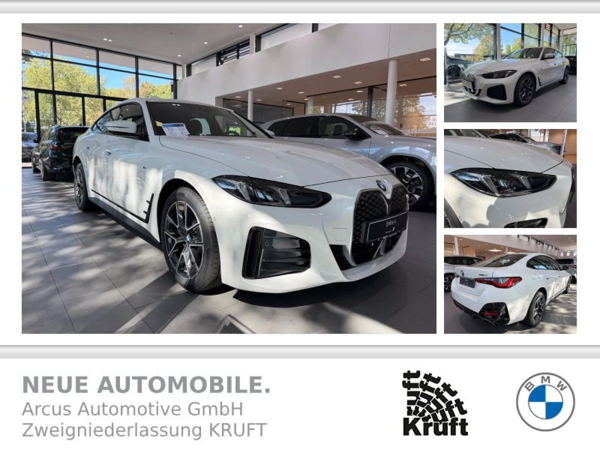 BMW i4 xDrive40 1000,-€ ZUBEHÖR GUTSCHEIN+M Sportpaket DAB Tempomat Klimaaut. Leasing