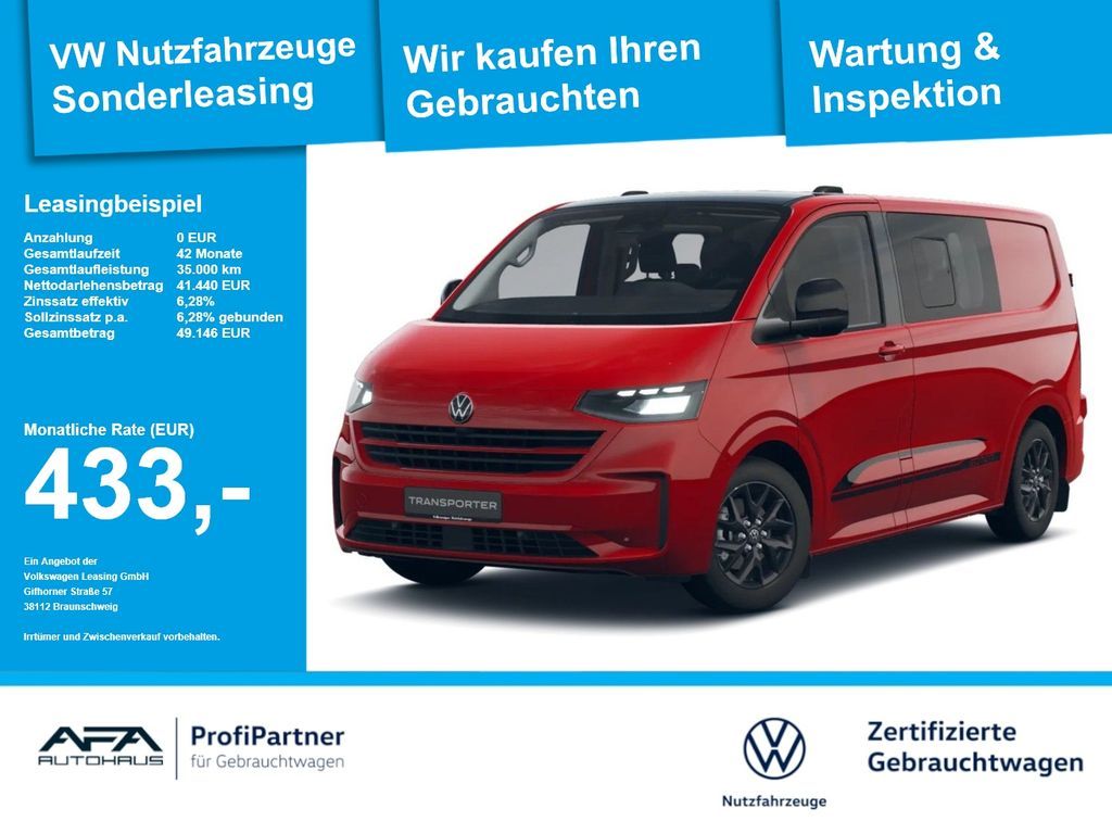 Volkswagen T7 Transporter e Kasten Plus Edition 6Sitze*Navi Leasing