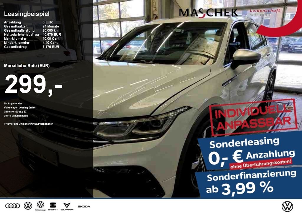 Volkswagen Tiguan R 2.0 TSI Sonderleasing Memory Rear View Leasing