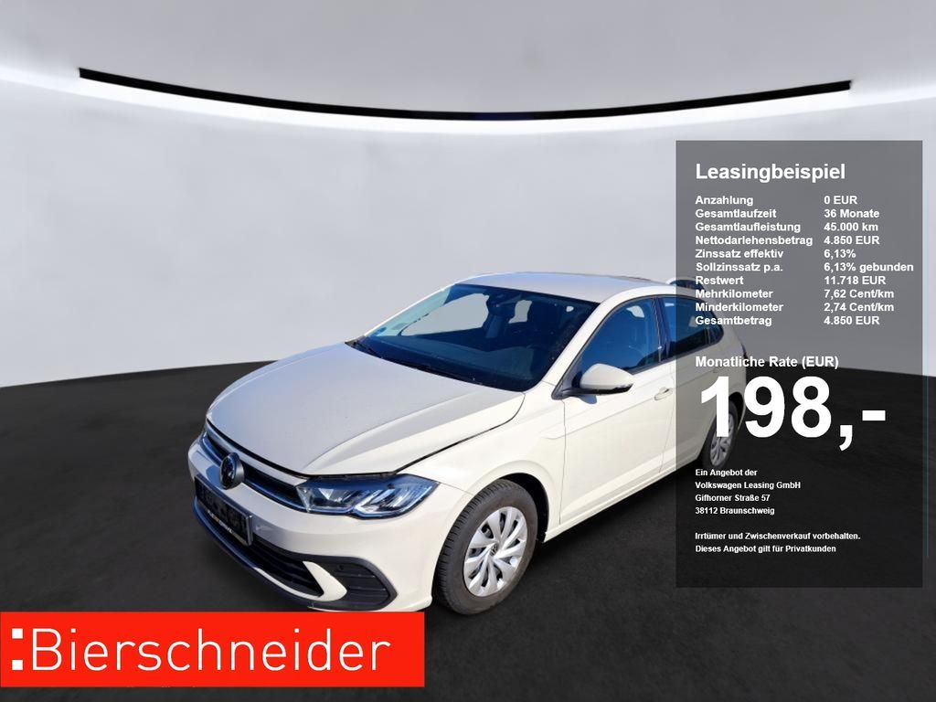 Volkswagen Polo 1.0 MPI Life LED DIGITAL COCKPIT APP-CONNEC Leasing