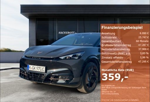 Cupra Tavascan VZ 250 KW (340 PS) / 77 KWh / 4Drive 5dr Kauf