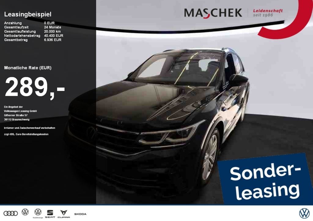 Volkswagen Tiguan R 2.0 TSI Matrix PDC Memory ACC CarPlay Leasing