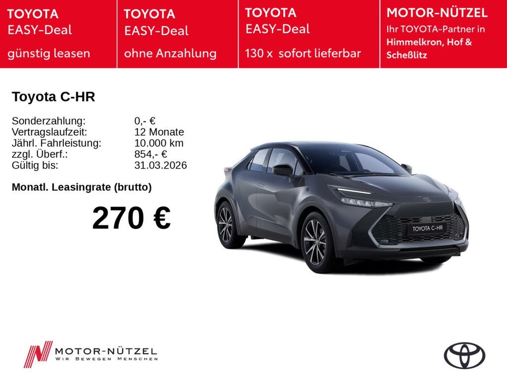 Toyota C-HR Hybrid Teamplayer **ALL-IN LEASING** Leasing