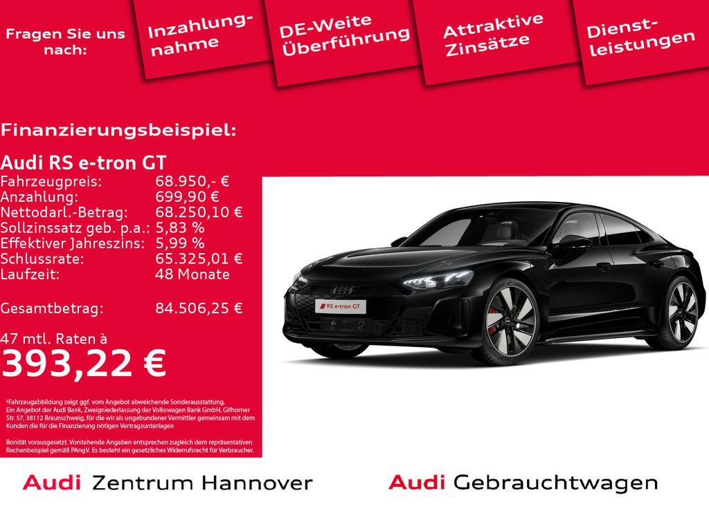 Audi RS e-tron GT quattro Matrix Standklima Pano B&O Leasing