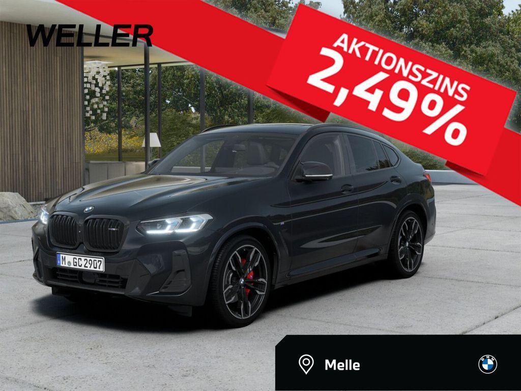 BMW X4 M40i Laser DAPr 360° Pano Sthz MEM HK Leasing