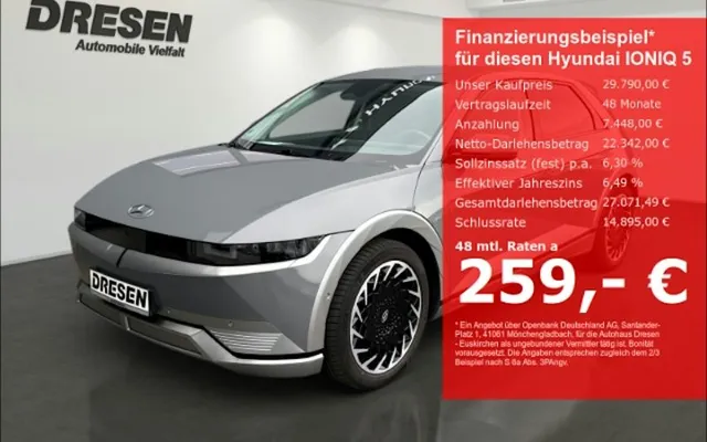 Hyundai Ioniq-5 72,6 KWh 160 KW Heckantrieb 5dr