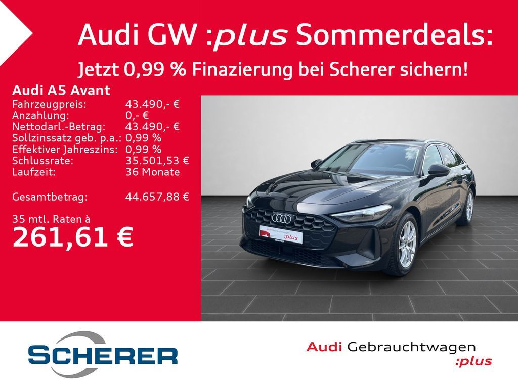 Audi A5 Avant TFSI quattro KAMERA AHK ACC INTERFACE Leasing