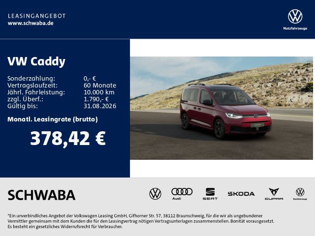 Volkswagen Caddy Edition 1,5 TSI DSG *5-Jahre Garantie* Leasing