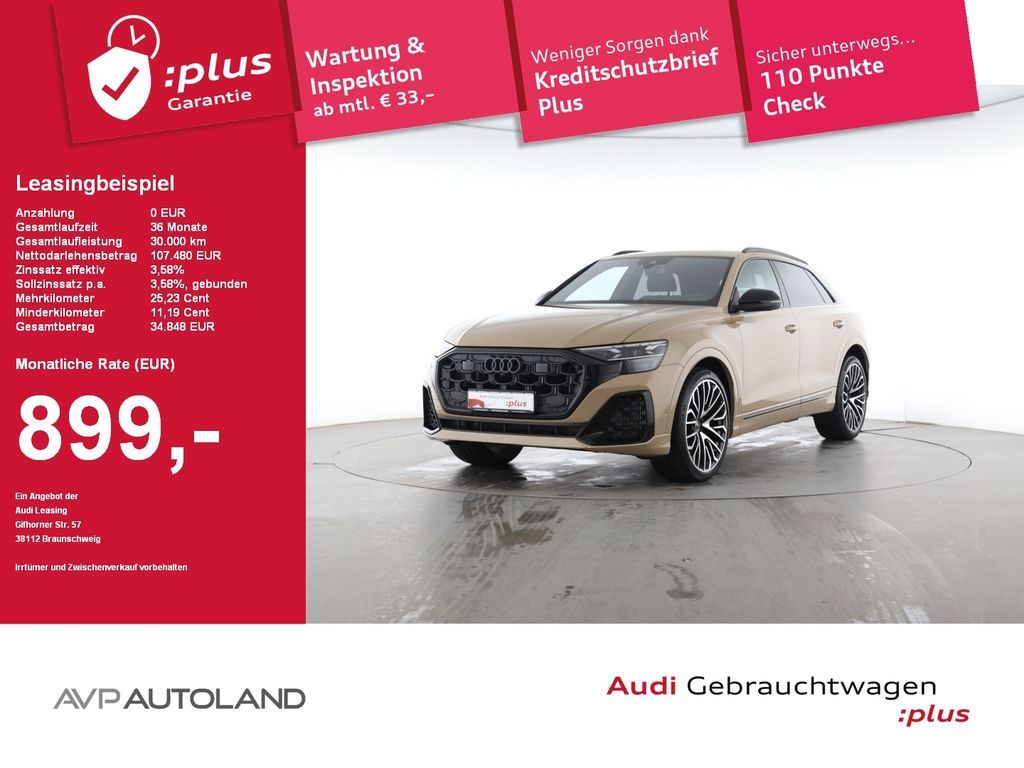Audi SQ8 4.0 TFSI quattro tiptronic | PANO | AHK | Leasing