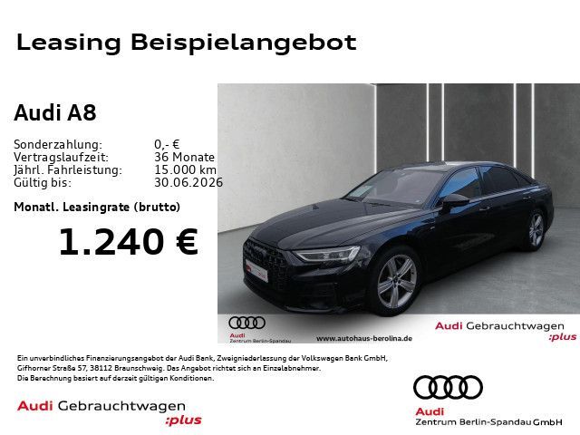 Audi A8 L 55 TFSI qu. S line tiptronic *PANO*StdHz* Leasing
