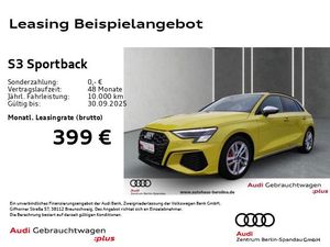 Audi S3 Sportback *MATRIX*Opt.-Schwarz*Virt.C+*NAV+* Leasing
