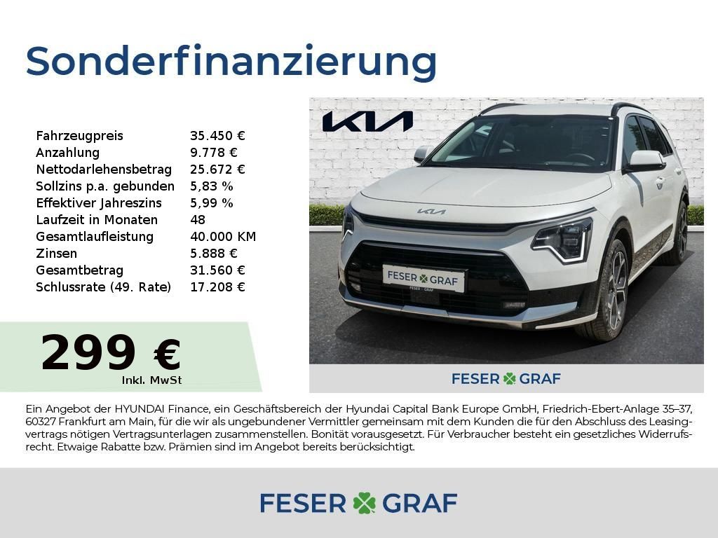 Kia Niro 1.6 HEV DCT SPIRIT 18Zoll TECHNIK RELAX Leasing
