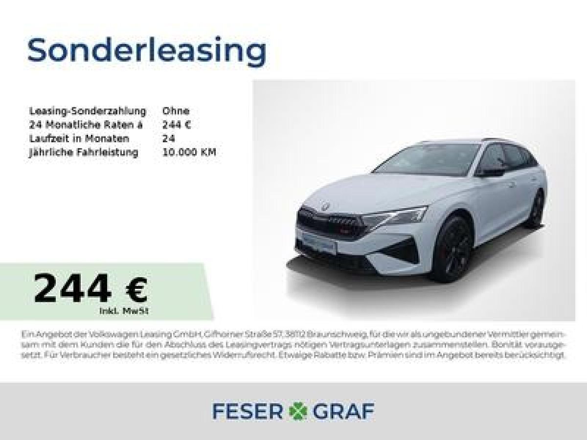 Skoda Octavia COMBI RS 2.0 TSI 195 kW 7-Gang-DSG Leasing