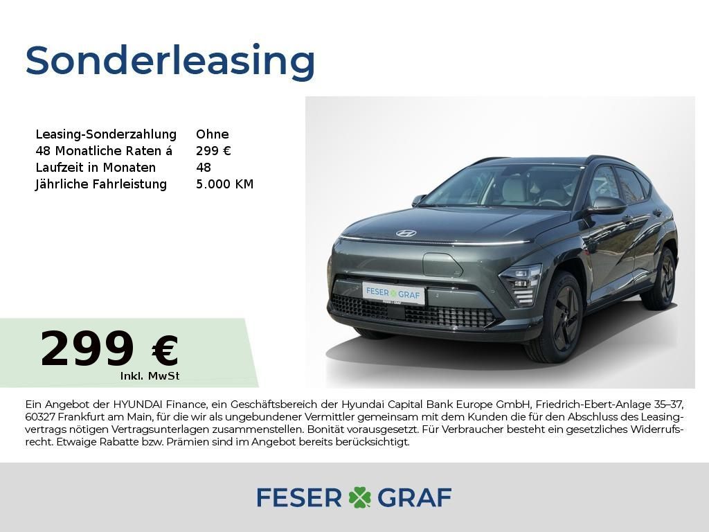 Hyundai Kona TREND NAVI LED SHZ LHZ CARPLAY WÄRMEPUMPE Leasing