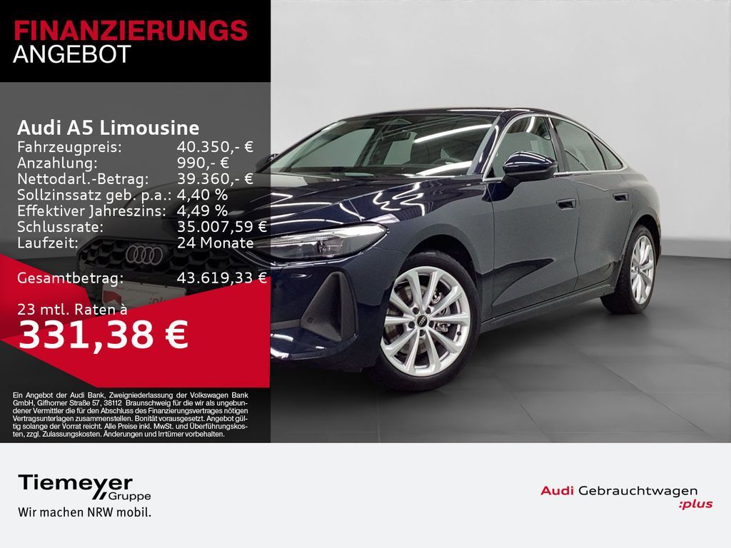 Audi A5 Limousine A5 Limo TFSI Q LM18 KAMERA AUDI-SOU Leasing