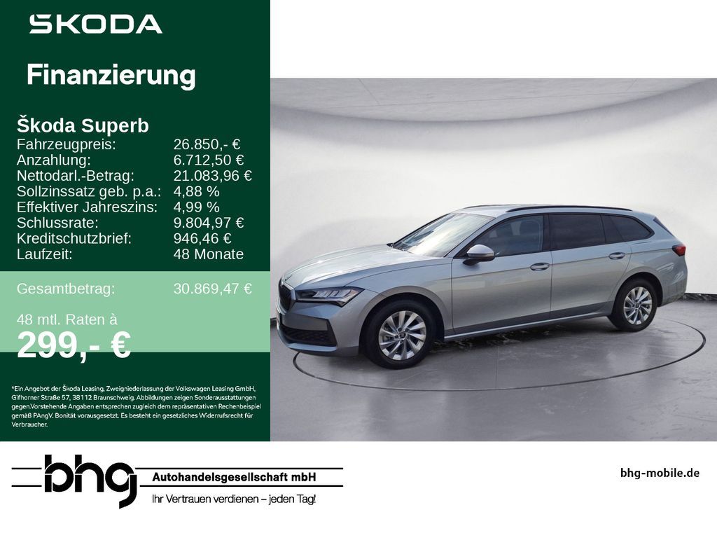 Skoda Superb Combi 1.5TSI mHEV DSG Essence *ACC*NAVI*L Leasing