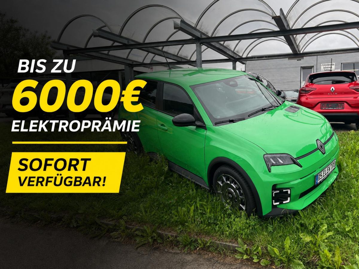 Renault R5 40KW/H; Sofort zu haben AKTION WEBER GRILL GUTSCHEIN 150€ Leasing