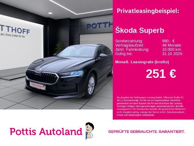 Skoda Superb Combi 2.0 TDI DSG ESSENCE NAVI KAMERA SIT Leasing