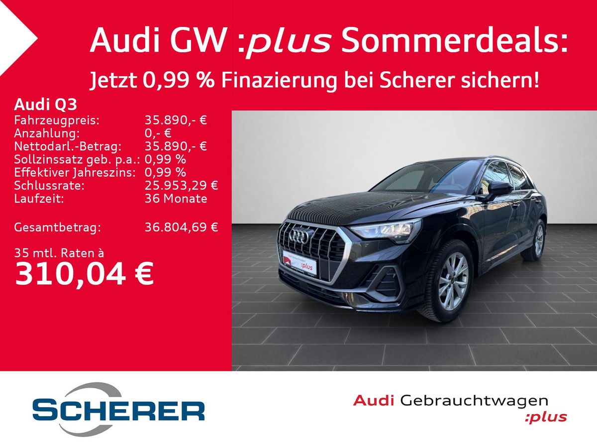 Audi Q3 S line 35 TDI LED Navi Kamera S tronic Leasing