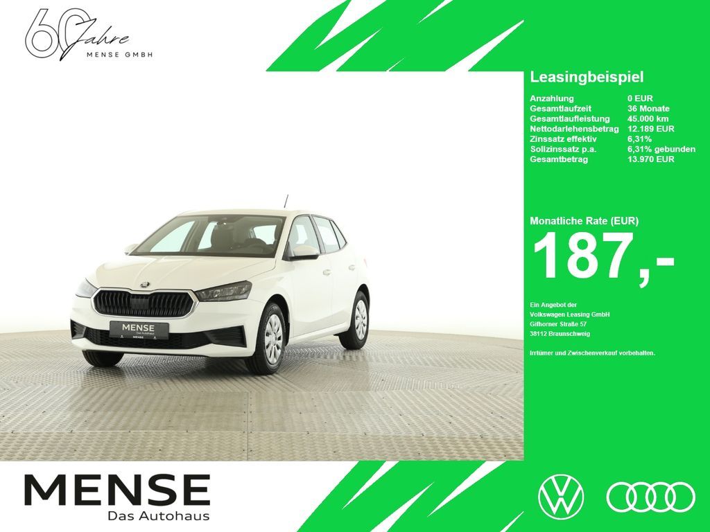 Skoda Fabia Active 1.0l MPI 59KW 5-Gang LED|LaneAss|PD Leasing