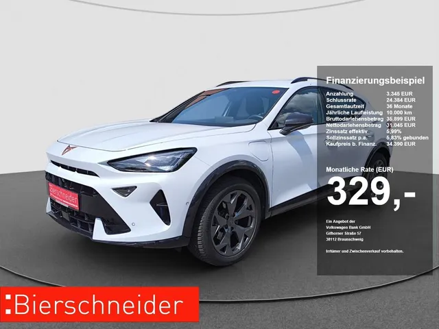 Cupra Formentor 1.5 e-Hybrid DSG 5-J-G NAV 18LM 360 AC